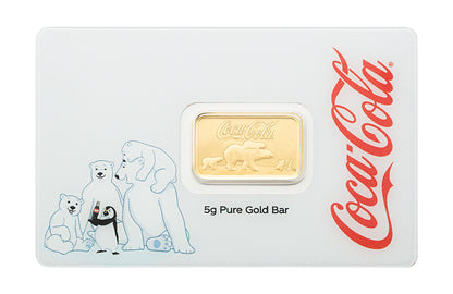 Buy 5 g Gold Coca-Cola® Holiday Polar Bears Bar