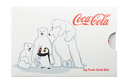 Buy 5 g Gold Coca-Cola® Holiday Polar Bears Bar