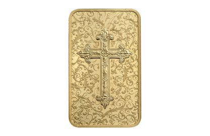 Buy 5 g Gold Cross of Christianity Bar