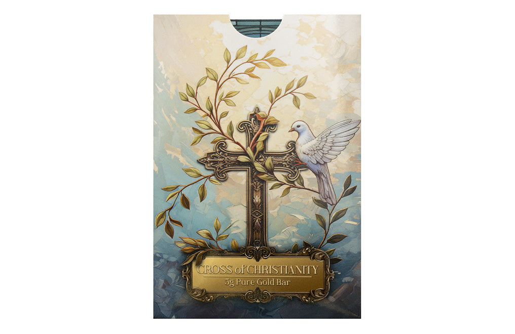 Buy 5 g Gold Cross of Christianity Bar