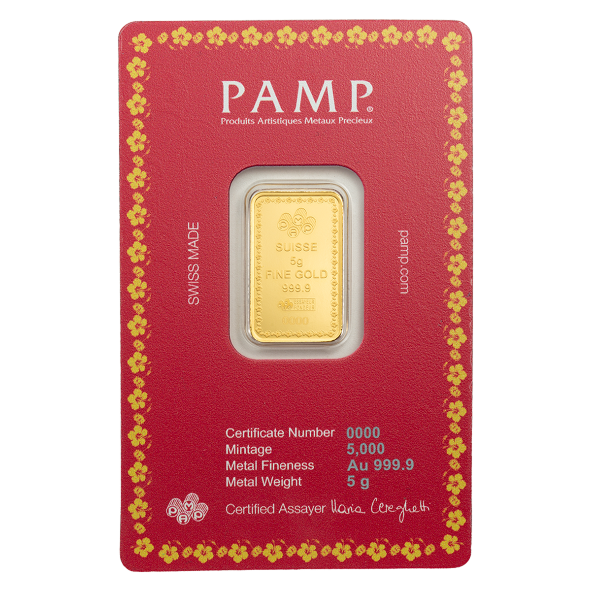 Buy 5 g Gold Diwali Lakshmi and Sacred Cow Bar (2026)