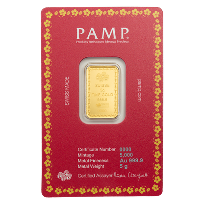 Buy 5 g Gold Diwali Lakshmi and Sacred Cow Bar (2026)