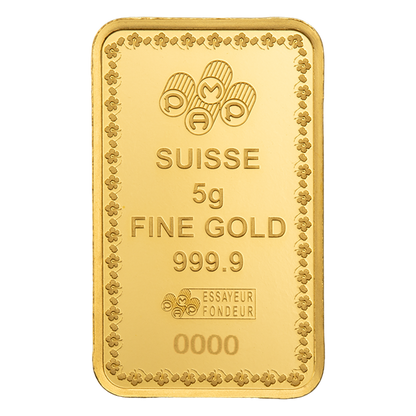 Buy 5 g Gold Diwali Lakshmi and Sacred Cow Bar (2026)