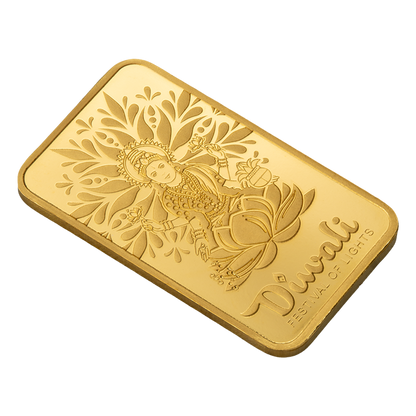 Buy 5 g Gold Diwali Lakshmi and Sacred Cow Bar (2026)