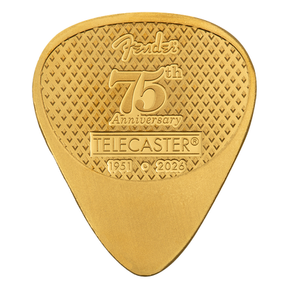 Buy 5 g Gold Fender Telecaster 75th Anniversary Legal Tender Pick 2026
