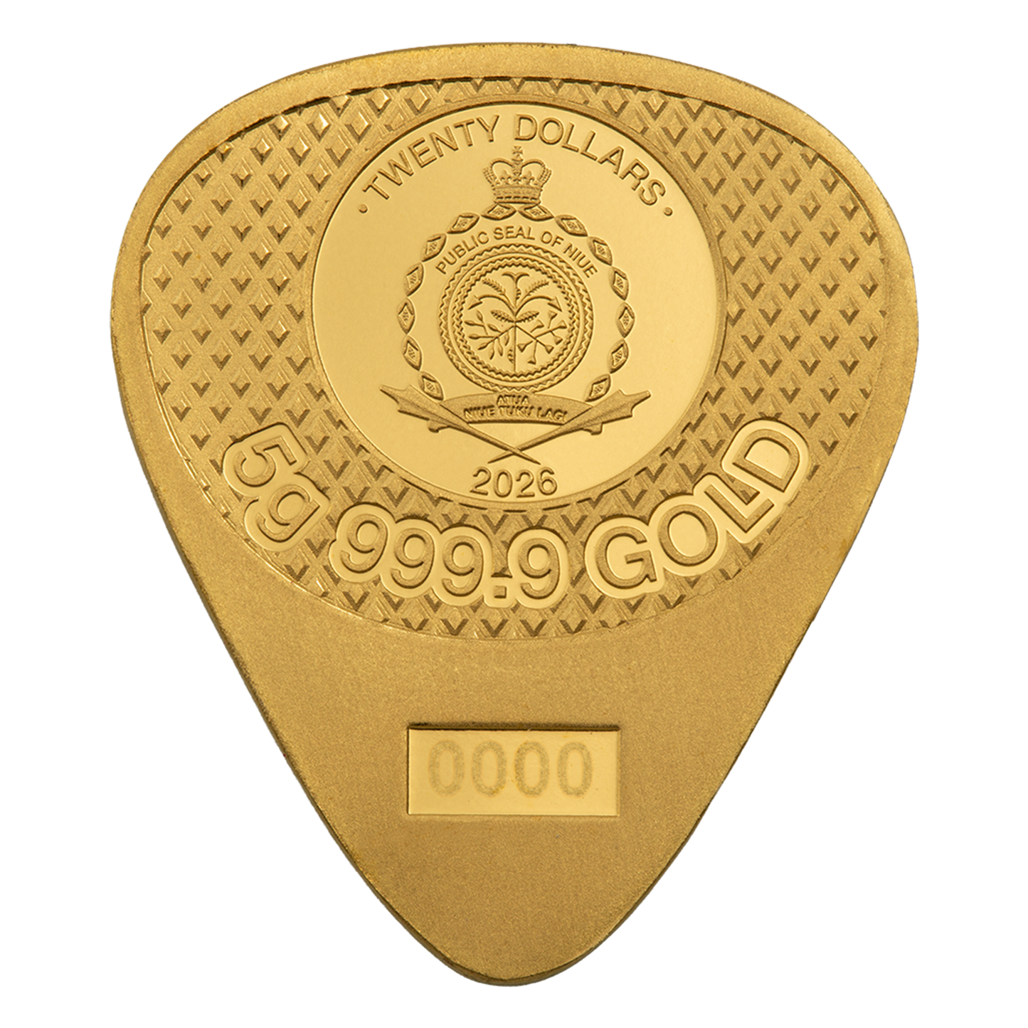 Buy 5 g Gold Fender Telecaster 75th Anniversary Legal Tender Pick 2026
