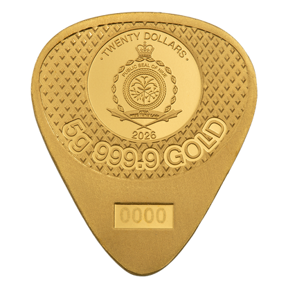 Buy 5 g Gold Fender Telecaster 75th Anniversary Legal Tender Pick 2026