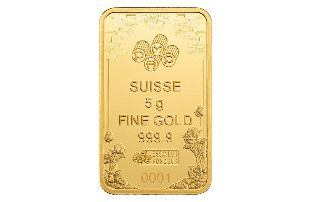 Buy 5 g Gold Good Luck Yellow Dragon Bar .9999