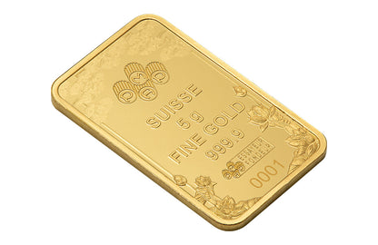 Buy 5 g Gold Good Luck Yellow Dragon Bar .9999