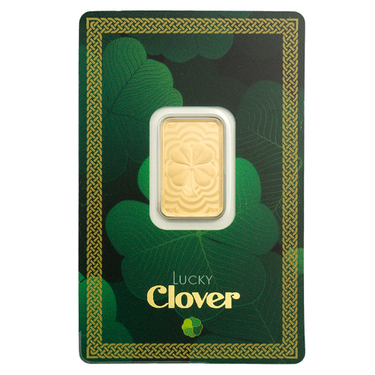 Buy 5 g Gold Good Luck Four-Leaf Clover Bar (2026)