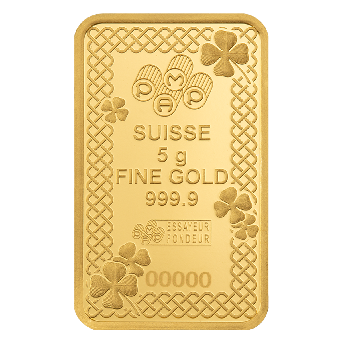Buy 5 g Gold Good Luck Four-Leaf Clover Bar (2026)