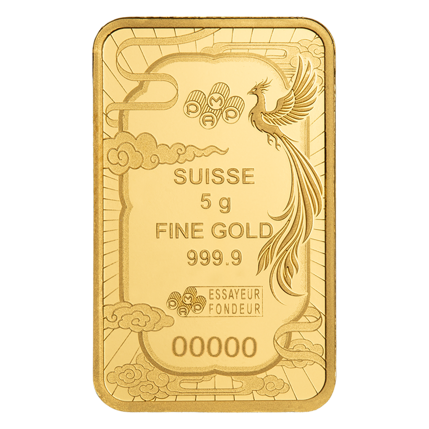 Buy 5 g Gold Good Luck Phoenix Bar (2026) {CAN: Shipping week of August 24th}