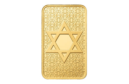 Buy 5 g Gold PAMP Star of David Bar [EST Shipping CAN: Week of Sept 15]