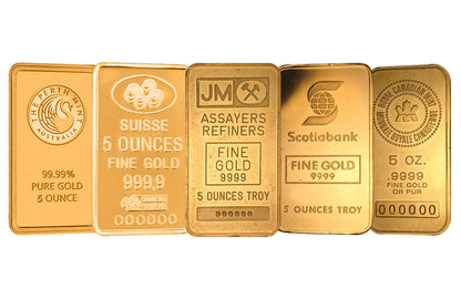 5 oz Gold Bars