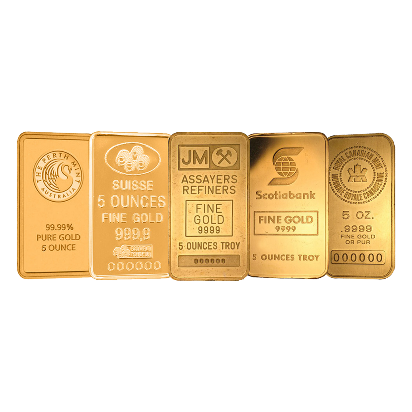 5 oz Gold Bars