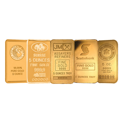 5 oz Gold Bars