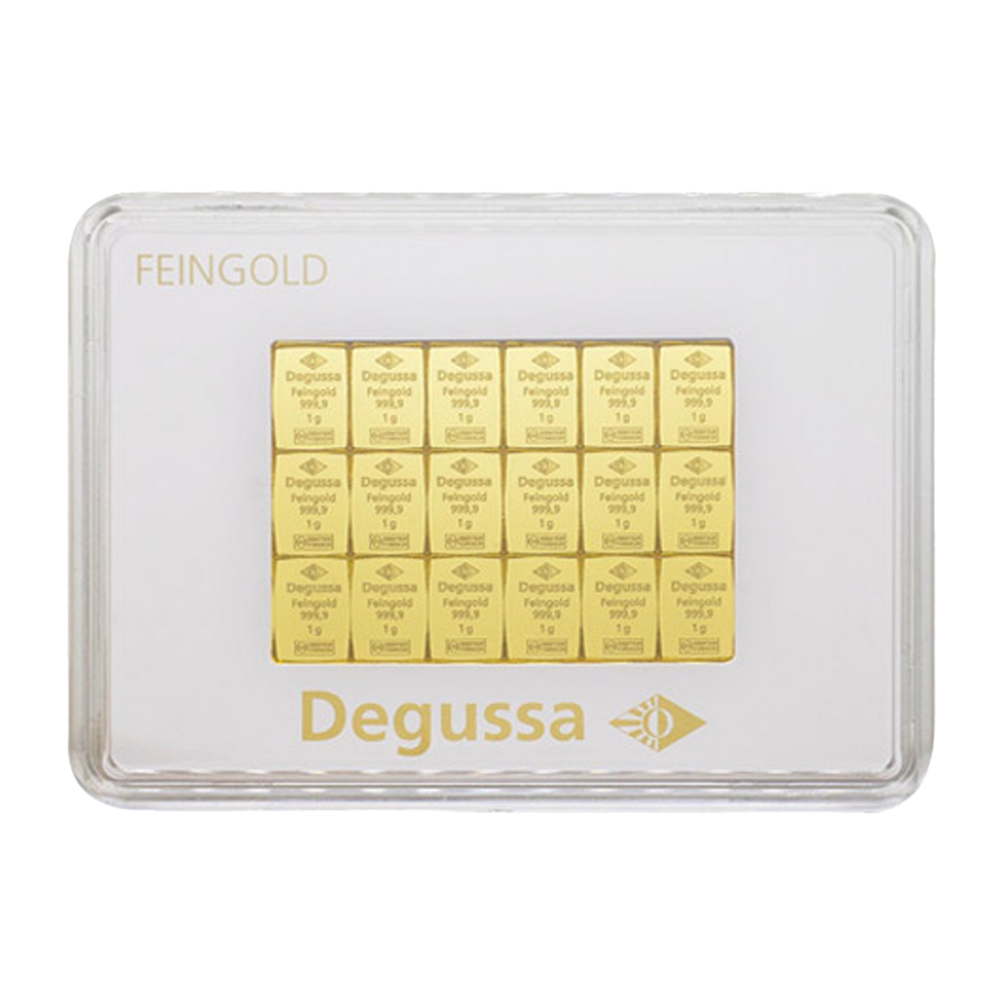 50 x 1 gram Gold Degussa CombiBars