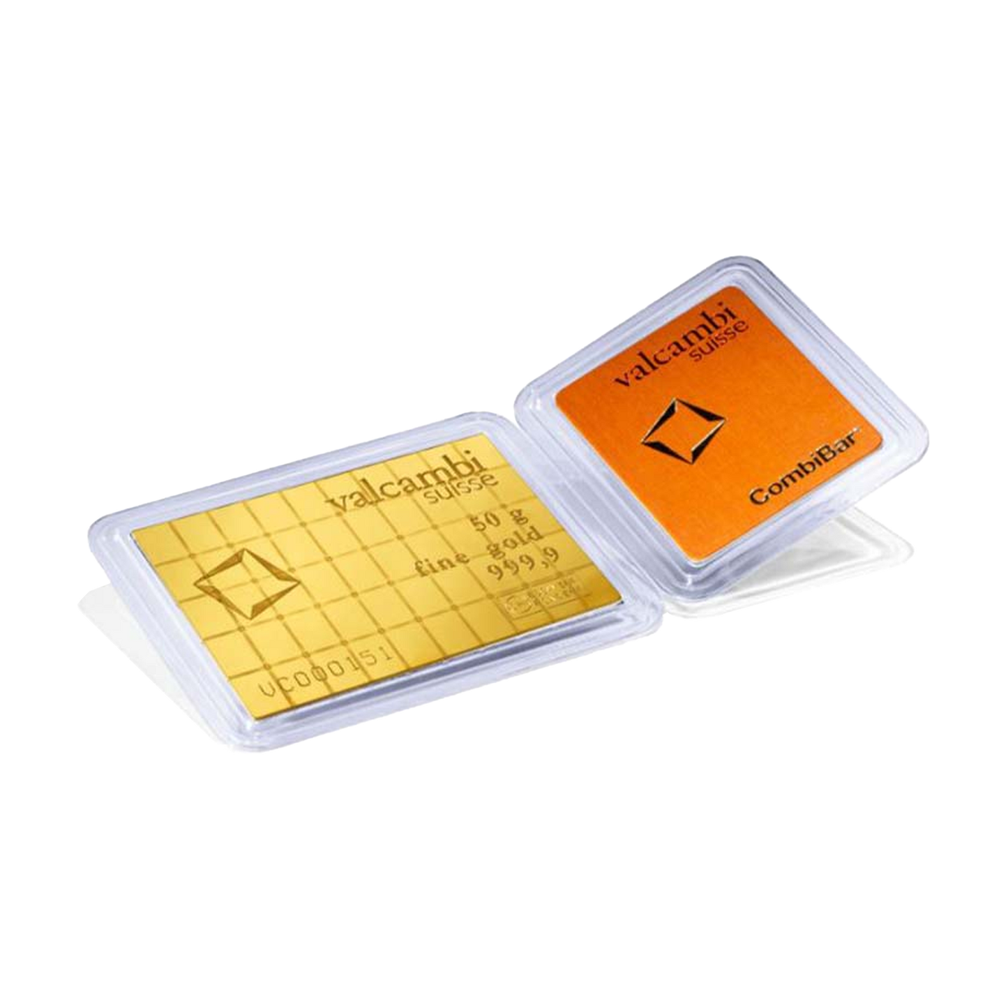50 x 1g Gold CombiBar™ - Valcambi Suisse (w/ assay)