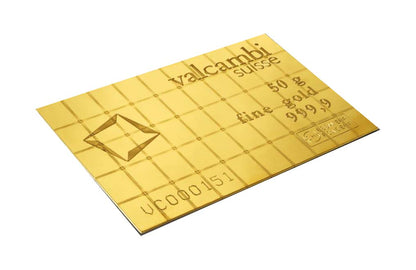 50 x 1g Gold CombiBar™ - Valcambi Suisse (w/ assay)