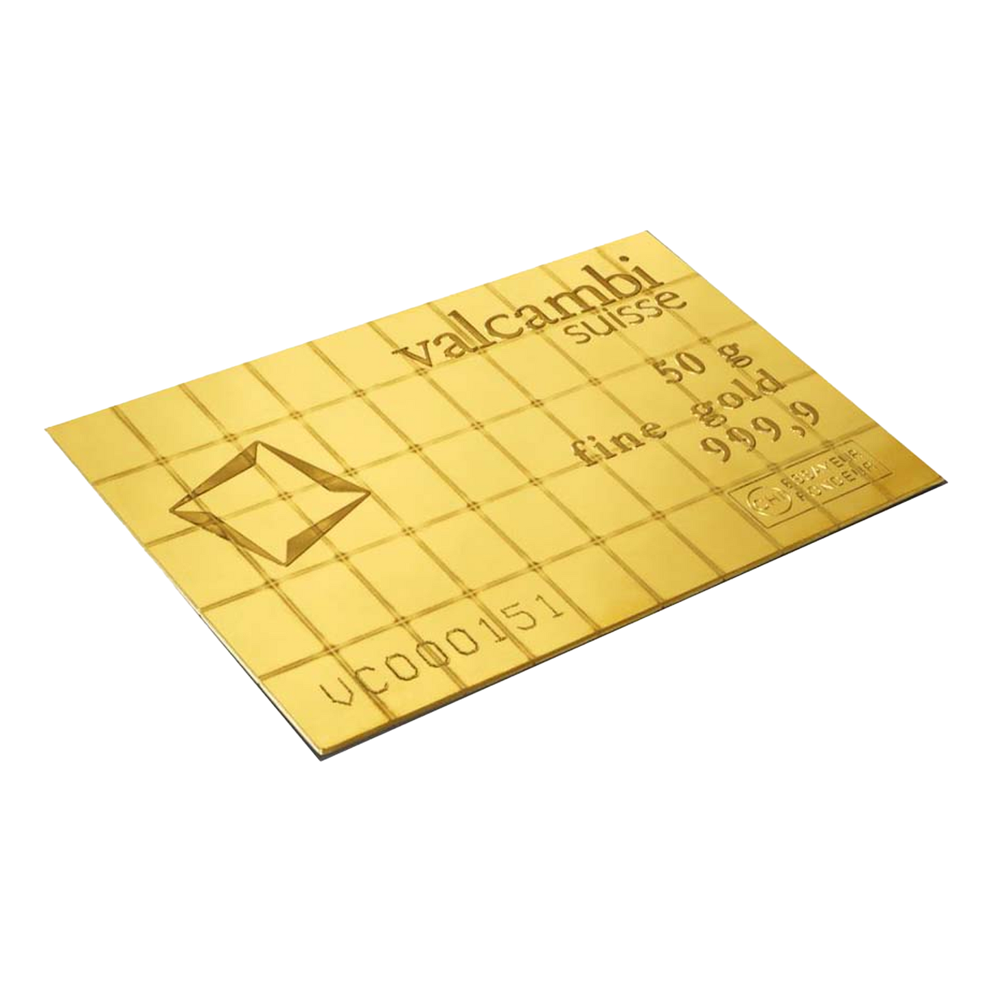 50 x 1g Gold CombiBar™ - Valcambi Suisse (w/ assay)