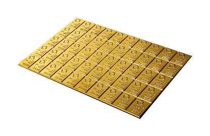 50 x 1g Gold CombiBar™ - Valcambi Suisse (w/ assay)