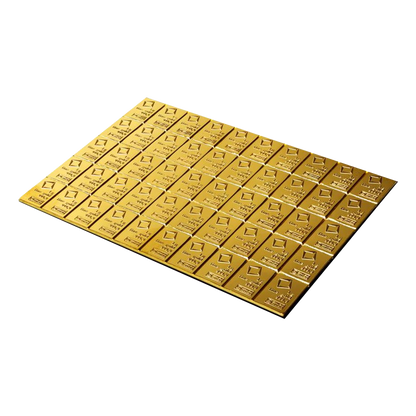 50 x 1g Gold CombiBar™ - Valcambi Suisse (w/ assay)