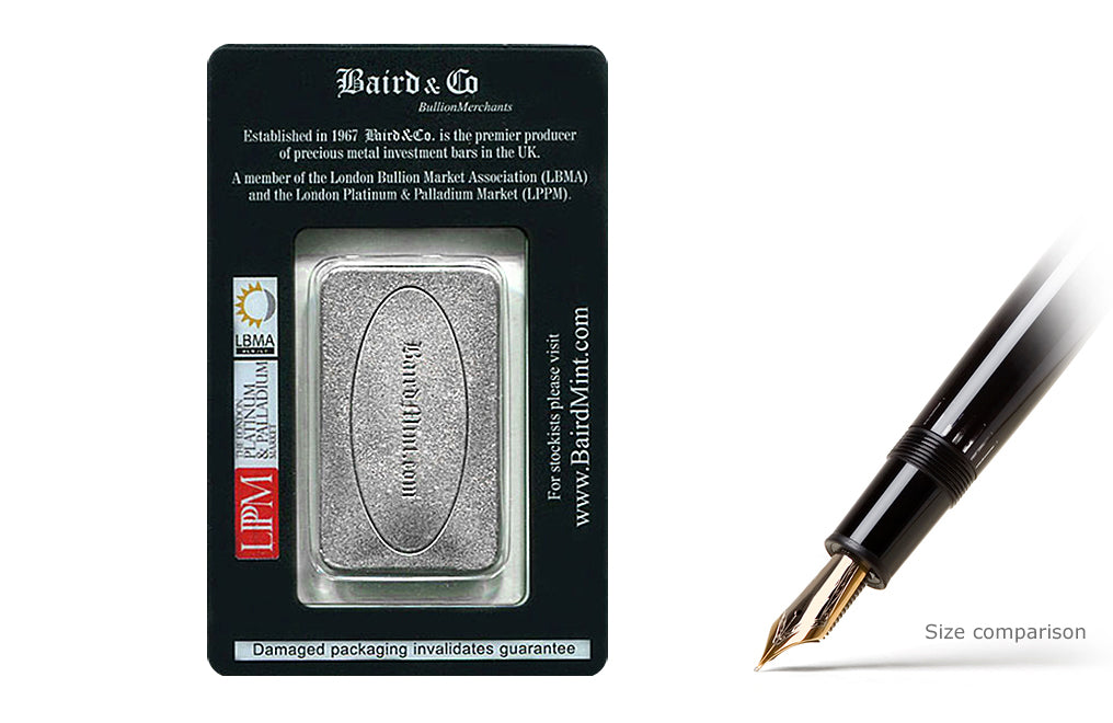 1 oz Rhodium Bars Baird & Co.