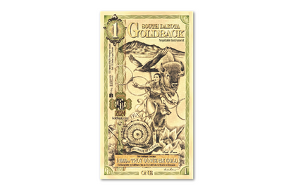 Buy 1 South Dakota Goldback Notes Pack (50 pcs) 24K