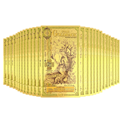 Buy 1 Utah Goldback Gold Notes Pack (50 pcs) 24K