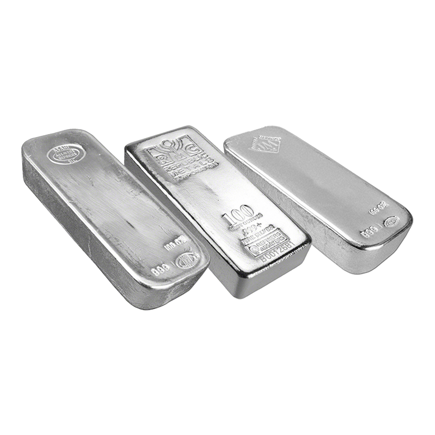 100 oz Silver Bars