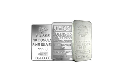 10 oz Silver Bars