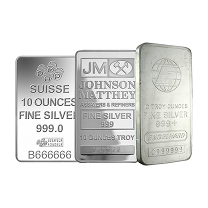 10 oz Silver Bars