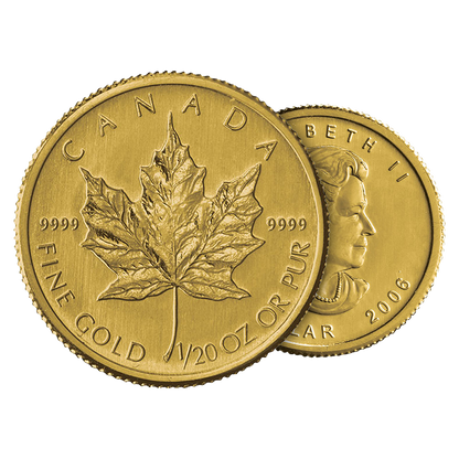 1/20 oz Gold Canadian Maple Leaf Coins