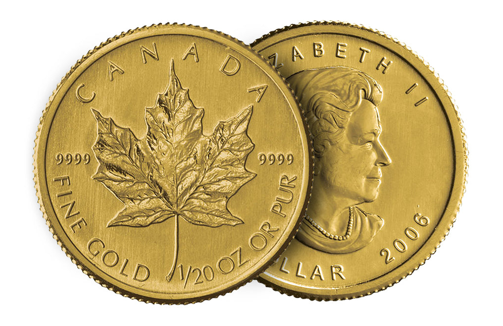 1/20 oz Gold Canadian Maple Leaf Coins