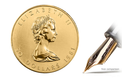 1979-1982 1 oz Gold Maple Leaf Coins