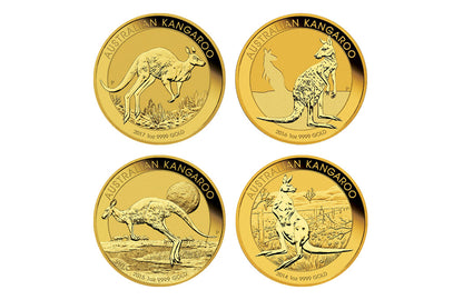 1 oz Gold Kangaroo Coins (Random Year)