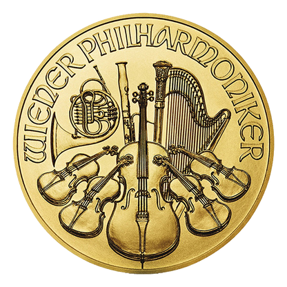 1 oz Gold Philharmonic Coins