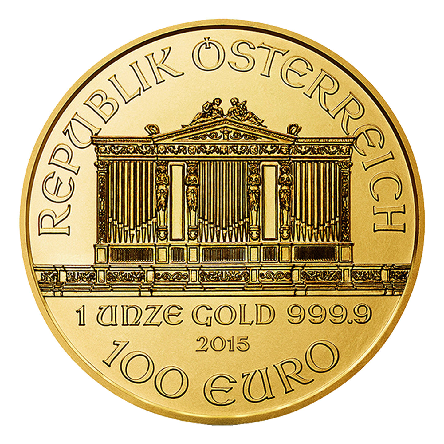 1 oz Gold Philharmonic Coins