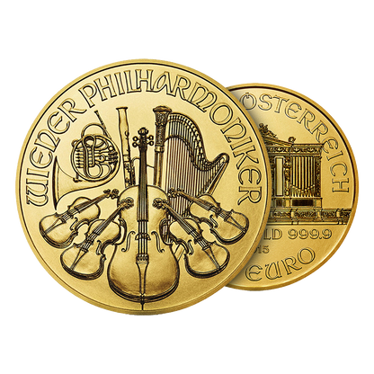 1 oz Gold Philharmonic Coins