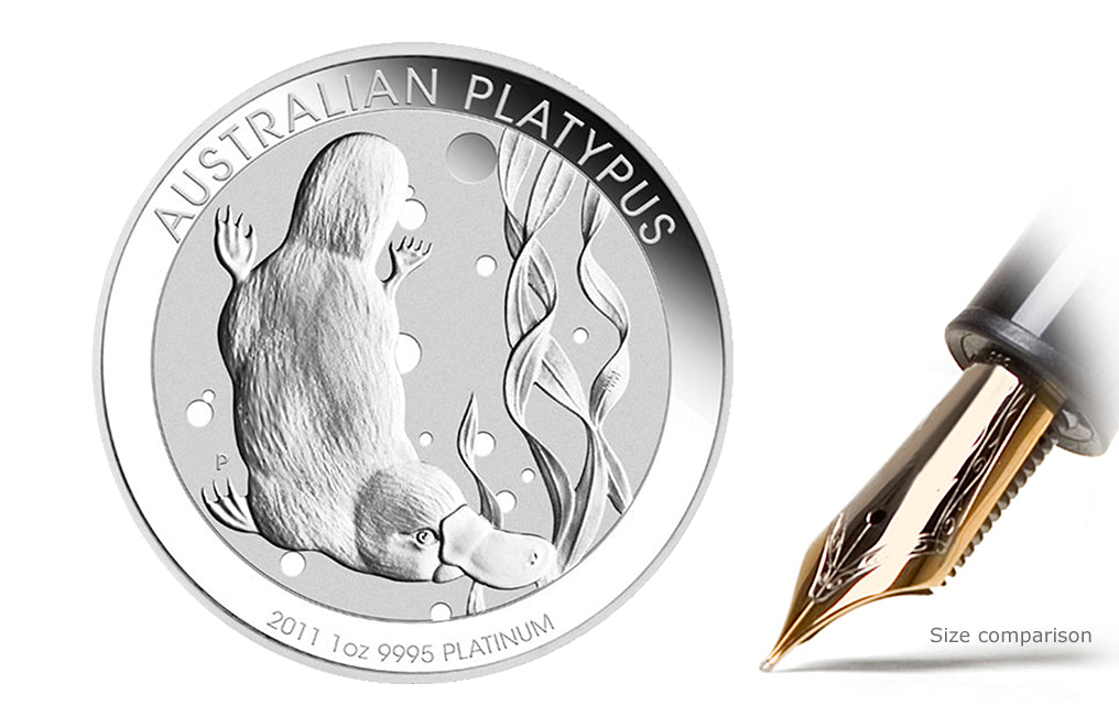 1 oz Australian Platinum Platypus Coins