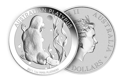 1 oz Australian Platinum Platypus Coins
