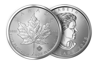 1 oz Platinum Canadian Maple Leaf Coins