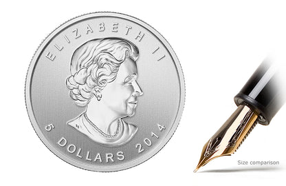 2014 1 oz Silver Bald Eagle Coins - Canadian Birds of Prey Series