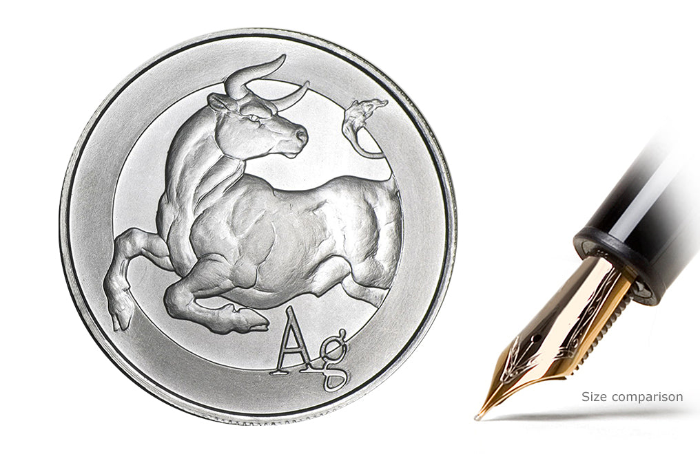 Buy 1 oz Silver 'Bull Silver Shield Round