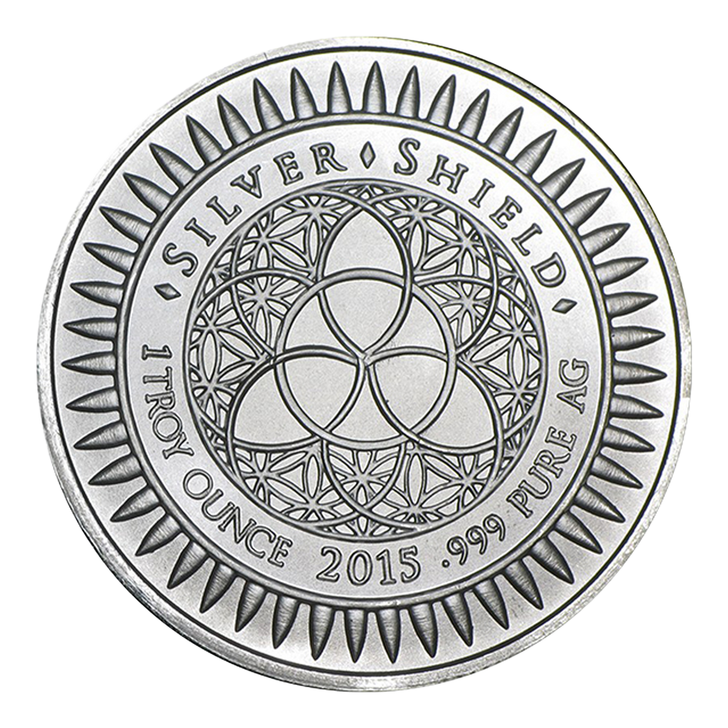 Buy 1 oz Silver Shield Bull Round