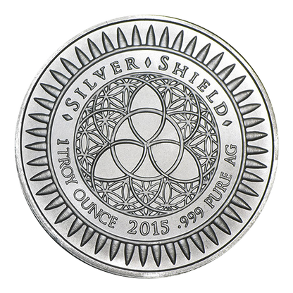Buy 1 oz Silver Shield Bull Round