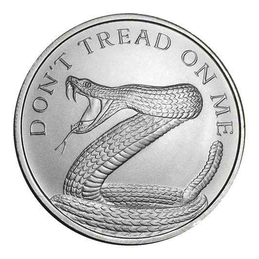 Buy 1 oz Silver Shield Don't Tread On Me Round