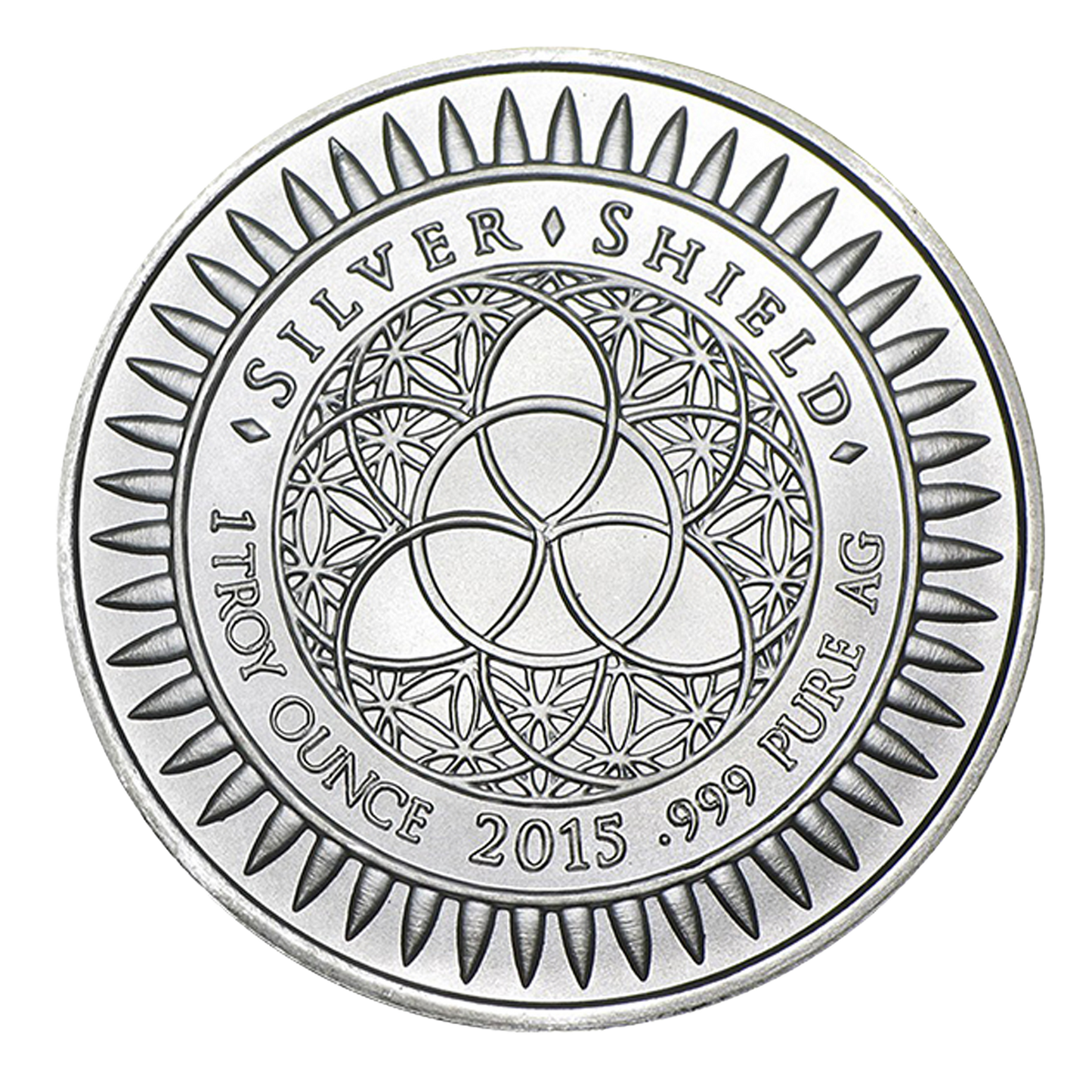Buy 1 oz Silver Shield Freedom Girl Round (Random Year)
