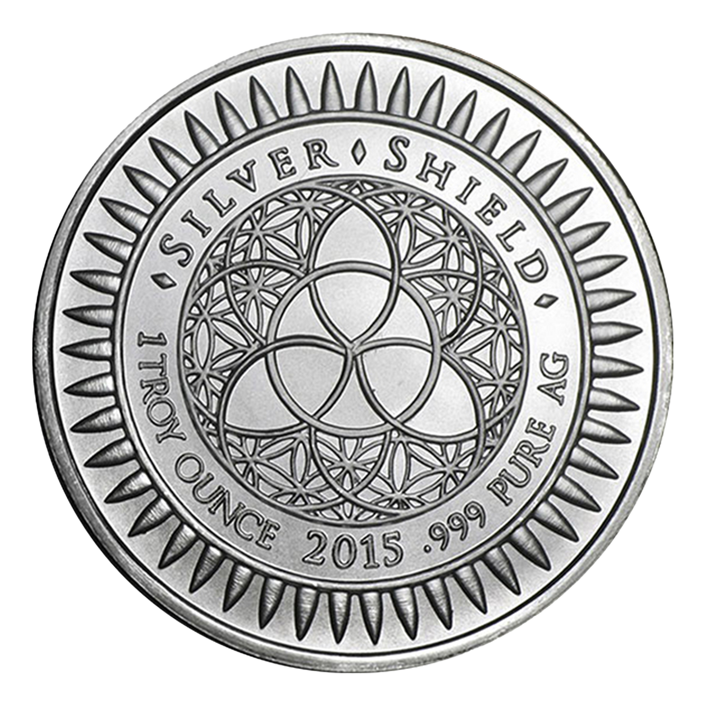 Buy 1 oz Silver Shield Trivium Girls Silver Shield BU Round .999 (Random Year)