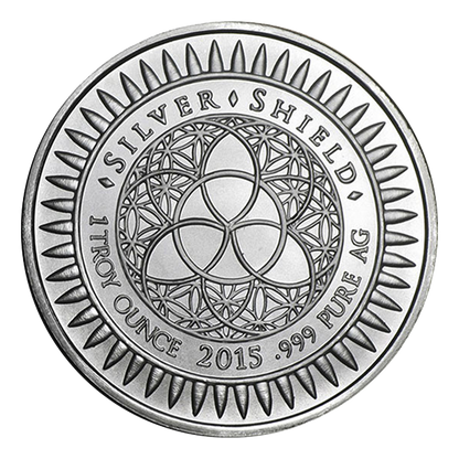 Buy 1 oz Silver Shield Trivium Girls Silver Shield BU Round .999 (Random Year)